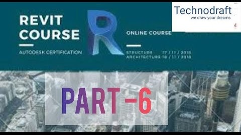 Revit Tutorial -part 6 How to Model in Revit -Fastest online free revit course -6 #Technodraft