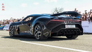 :  16.7 MILLION Bugatti La Voiture Noire on the road! Startup, Revs & Accelerations!