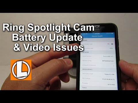 Ring Spotlight Cam Battery Update and 