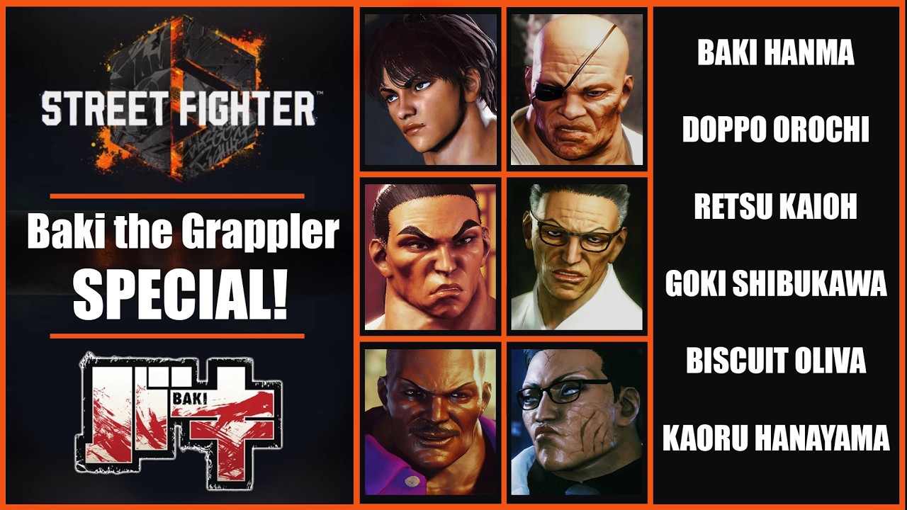 Street Fighter 6 X Baki the Grappler [Avatar Fan-made Recreations]
