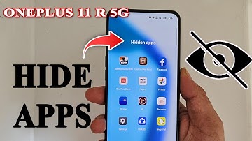 How to Open Hidden apps in OnePlus 11R 5g