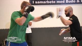 Alexander Gustafsson training boxing (2010-2014)