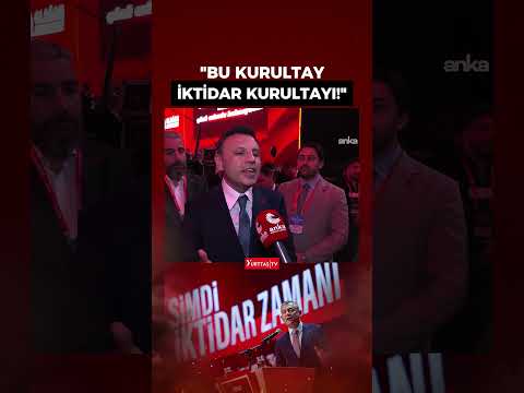 CHP Istanbul Provincial Chairman Özgür Çelik This Congress Is A Government Congress