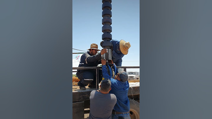 Bombas y motores para pozo de agua potable