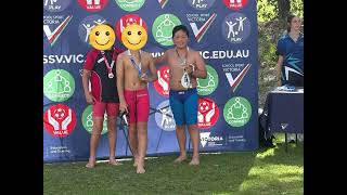2026 School Sport Victoria Region Swimming Championships: Boys 12-13 50 LC Meter Butterfly.