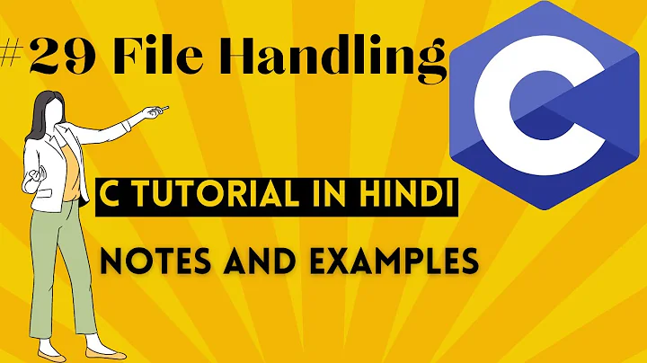#29 File Handling in C language | C Programming For Beginner In Hindi