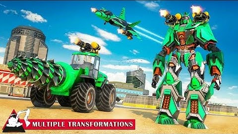 Heavy excavator robot and flying truck transformation: action frenzy-Temu Gamer.