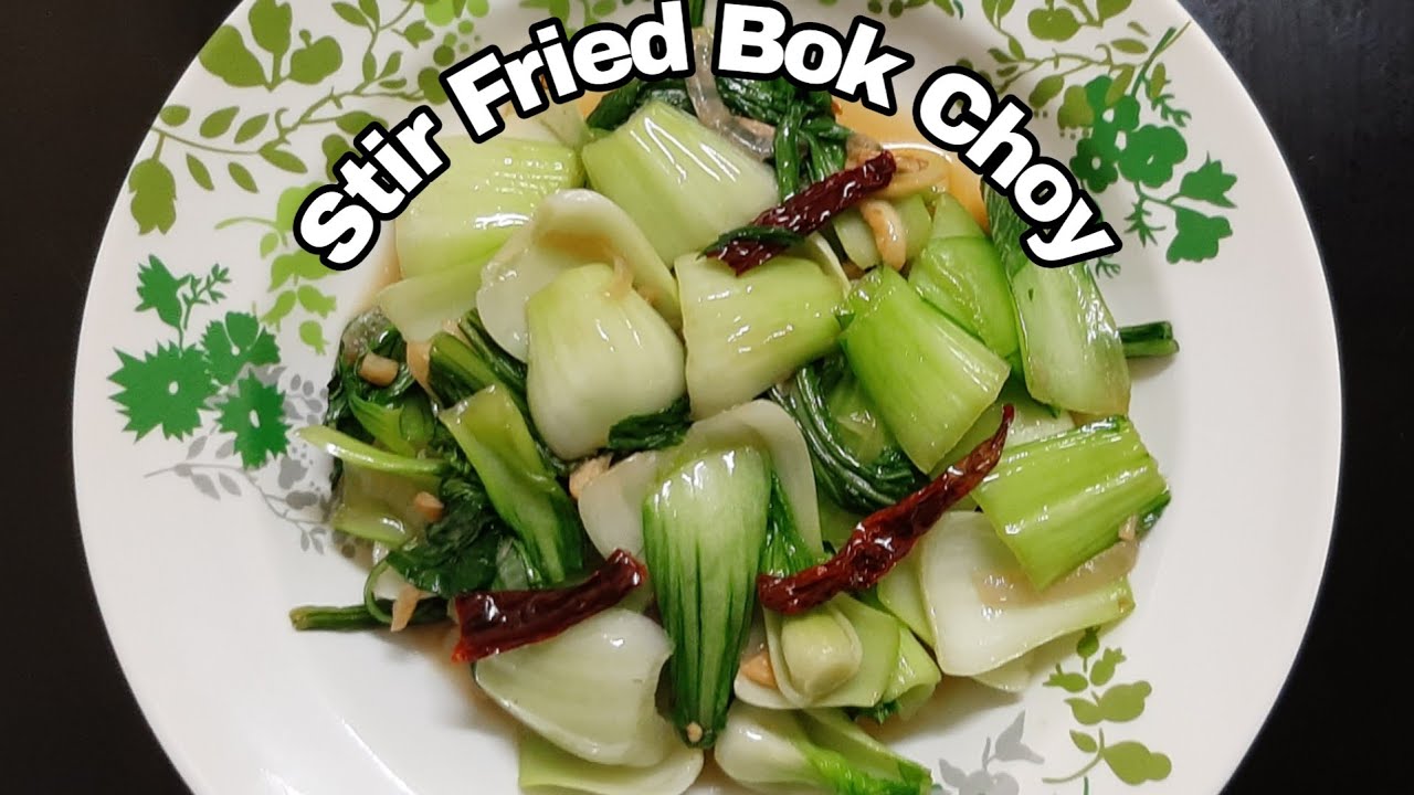 Stir Fried Bok Choy | Cooking Vlog | Shar and Couz - YouTube