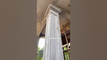 Mẫu cột vuông đơn giản #tienthoxay #thinhhanh #constructionchannel #construction