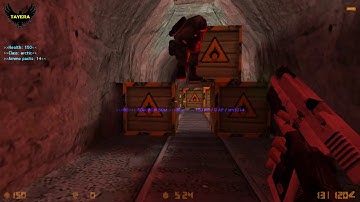 ZOMBIE ESCAPE ROUND ON COUNTER-STRIKE: 1.6, map: ze_cave_v2,  CS 1.6