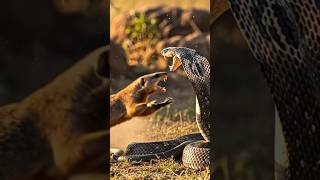 snake vs mongoose 🤯 #animal #kids #horror