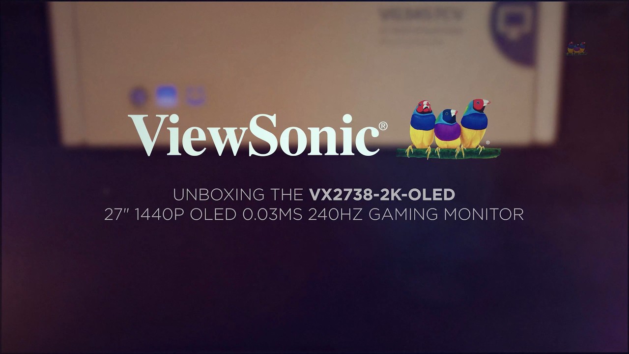 Unboxing the VX2738-2K-OLED Gaming Monitor