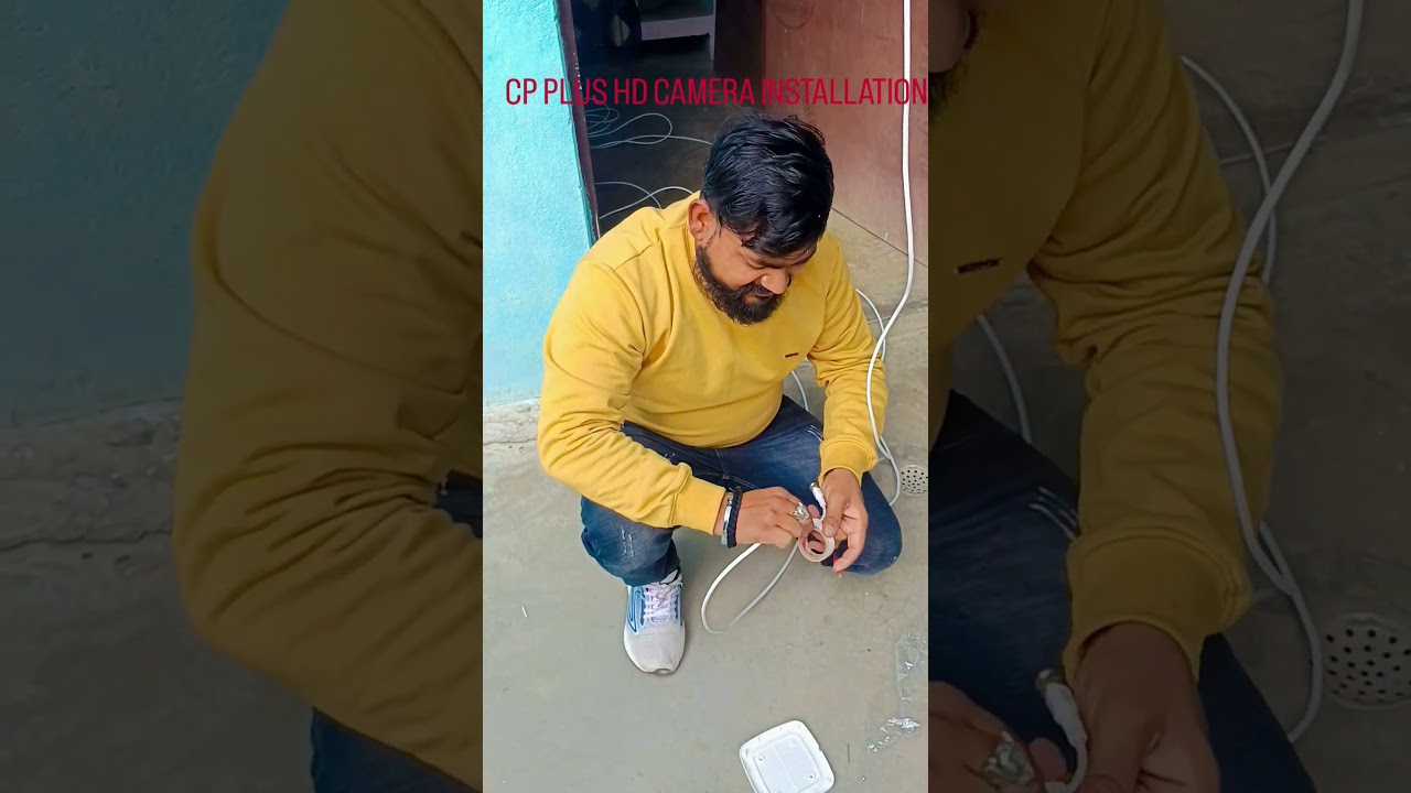 cp plus hd camera installation done 👍👍✅ 
