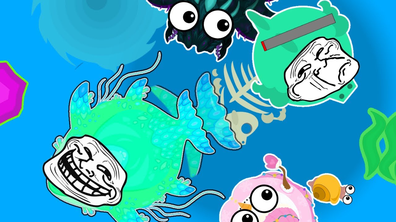 Mope.io| Blue Whale trolling