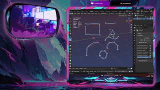 Twitch VOD - Blender Python Shape Detection | PT/EN