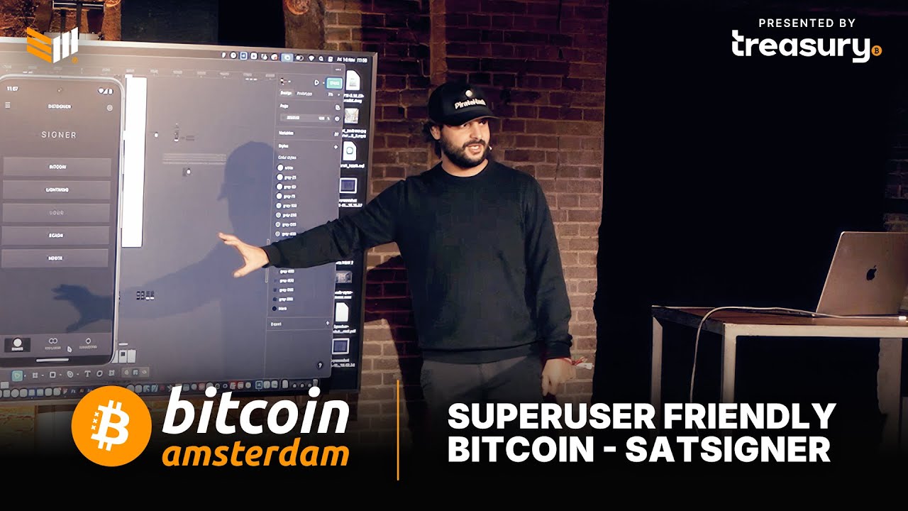 Демо-версия Satsigner — Bitcoin, удобный для суперпользователей | Bitcoin Amsterdam 2025