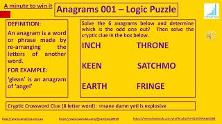 Full 011 Anagram 001 260926 News