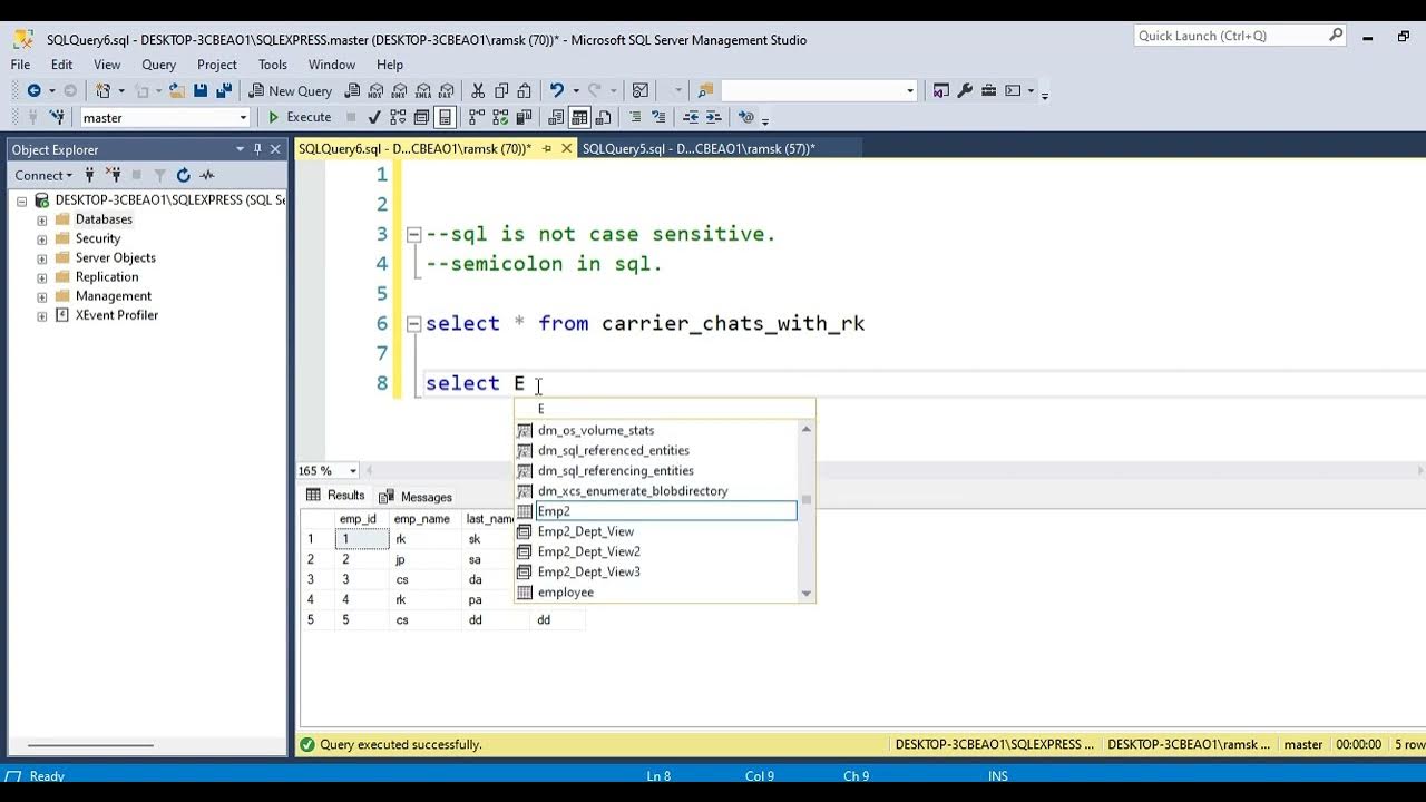 "Mastering SQL: Case Sensitivity and Semicolons - Essential Concepts ...