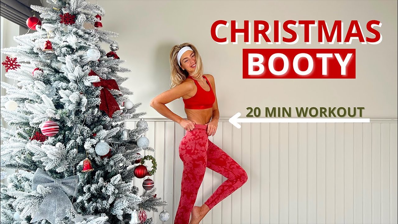 20-МИНУТНАЯ РОЖДЕСТВЕНСКАЯ ТРЕНИРОВКА ДЛЯ ЯГОДИЦ - рост ягодиц и подтяжка бедер | БЕЗ ОБЪЕМА | В ...