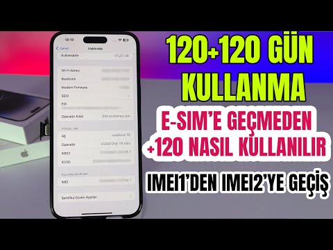 Kayıtsız iPhone 120+120 Gün Kullanma 2024 | E-Sime Geçmeden | En Güncel Yöntemler ve Adımlar