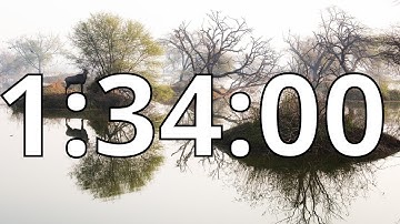 1 Hour 34 Minutes Countdown Timer With Alarm Sound At the End (Simple Beep)