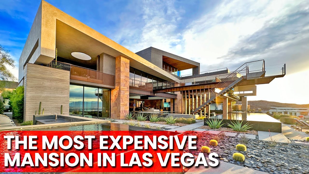 INSIDE THE MOST EXPENSIVE MANSION IN LAS VEGAS!