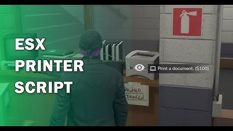 FiveM Printer Script for ESX