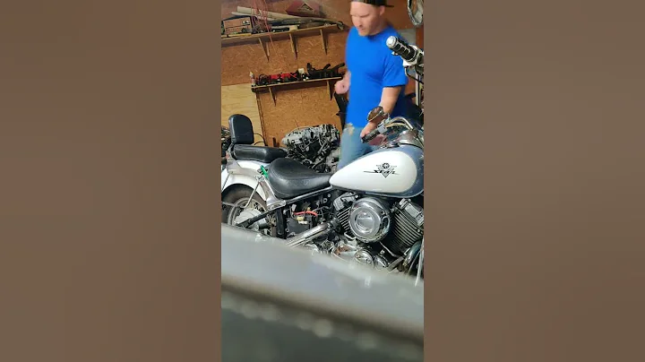 Starter solenoid went bad on this bike so this is how I crank it while I'm waiting on the new part