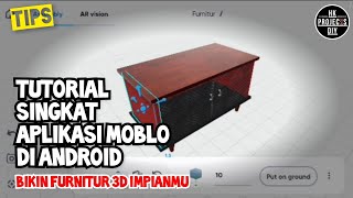 Aplikasi Moblo Android untuk membuat furnitur 3D, tutorial / tips screenshot 3