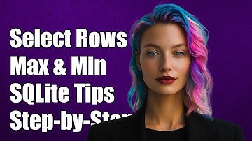 How to Select Rows with Maximum or Minimum Values in SQLite: A Step-by-Step Guide