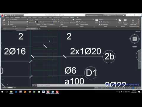 Bản Vẽ Acad Chi Tiết Kết Cấu Thép - THỦ THUẬT VẼ CAD: HƯỚNG DẪN TẠO NHANH GHI CHÚ CỐT THÉP TRONG BẢN VẼ ĐỒ ÁN BÊ TÔNG 2