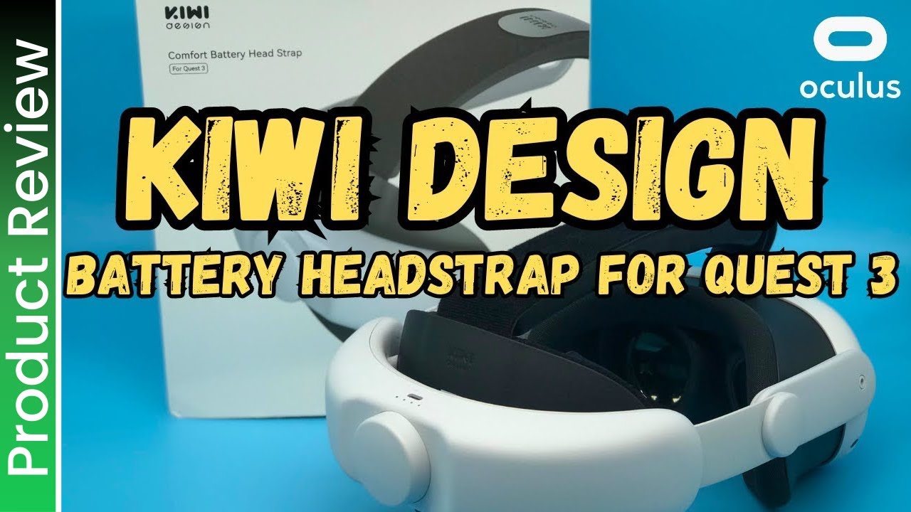 Kiwi Battery headstrap for Quest 3 REVIEW - YouTube