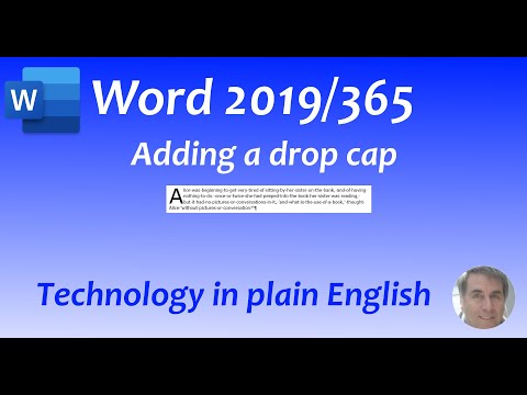 cara membuat drop cap di word : word-2019/365:-drop-caps