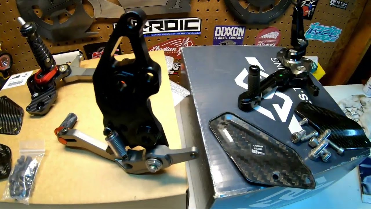 Indian FTR1200 Gilles Rearset comparison