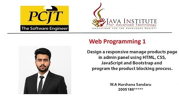 E-Shop Project | Task 44 | Web Programming 01 | Java Institute
