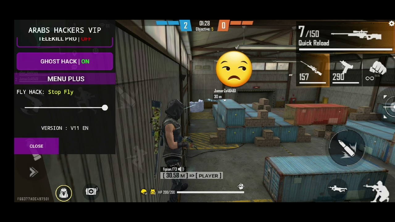 Arabs hackers VIP gameplay Free Fire Hacks, mod menu YouTube