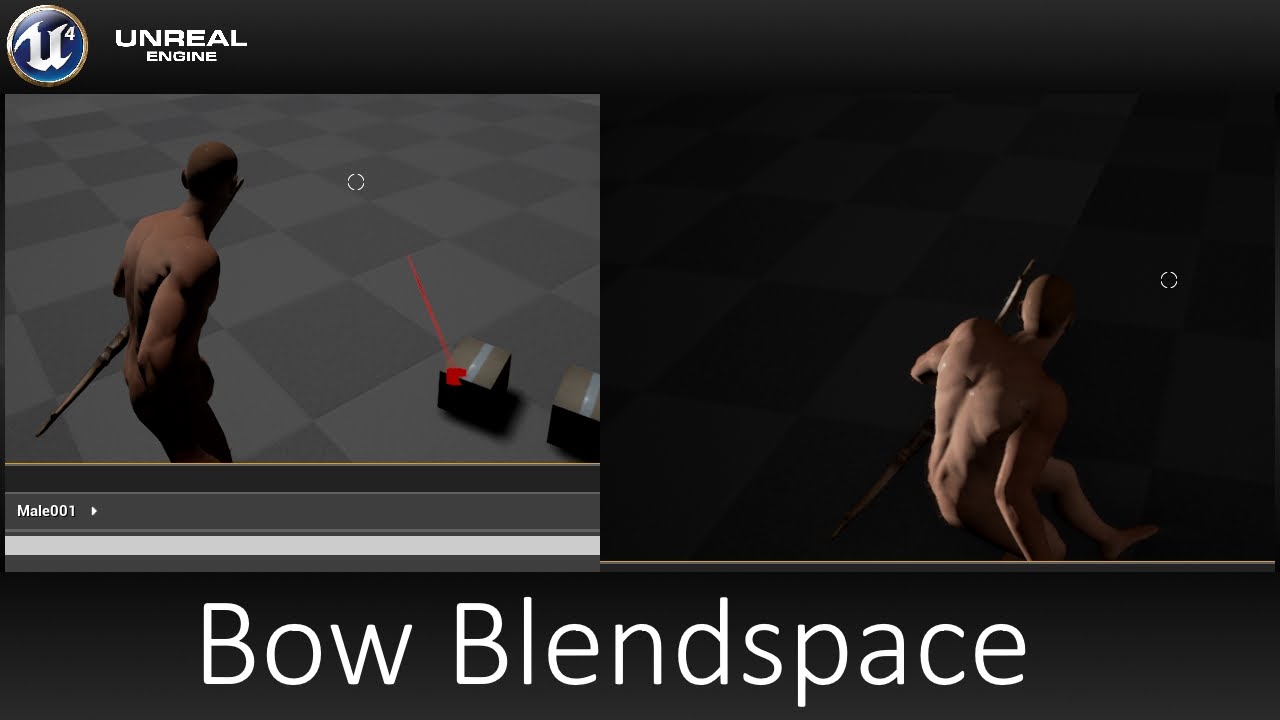 Unreal Engine 4 - Bow Blendspace Layer - Part 36