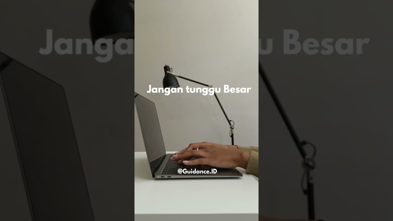 Mulai aja dulu! yang penting jalan. 