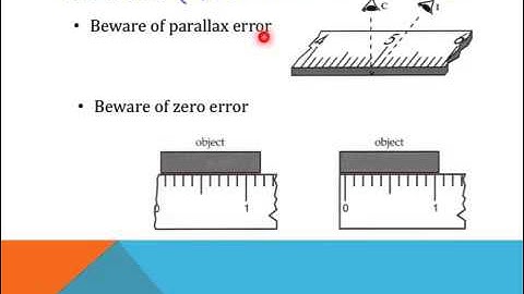 IGCSE - Topic 1-Measurement-Part 1