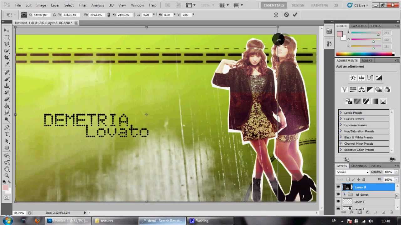 Ps Tutorial Background Photoshop Tutorial || Background Type 1 - YouTube