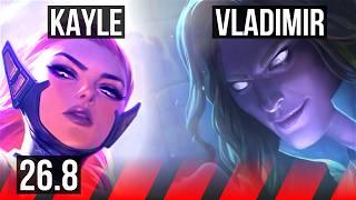 KAYLE vs VLADIMIR (TOP) | KR Master | 26.8