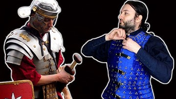 Roman Segmentata Armour VS Medieval Brigandine Armour
