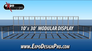 10 x 30 Display Trade Trade Show Booth Exhibit