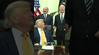 "Nobody cares:" President Trump interrupts Energy Secretary Chris Wright