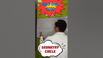 SSC CGL 2023 I GEOMETRY CIRCLE MOST REPEATED #ssccgl2023