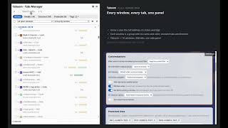 Taboom v1.0.5 – Tabs Manager for Chrome: search, snooze, tag and park your tabs