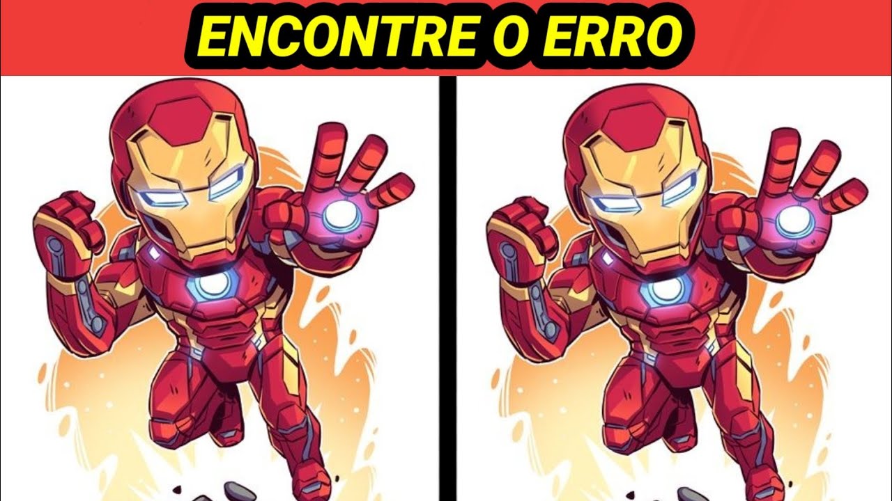 Vingadores - JOGO DOS SETE ERROS