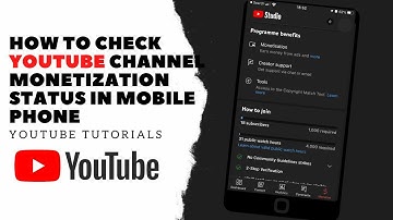 How to Check YouTube Channel Monetization Status in Mobile Phone? #youtubetutorial