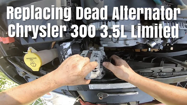 How To Replace a Dead Alternator on a Chrysler 300 3.5L Limited easy way