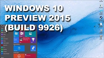 Windows 10 Preview 2015 (Build 9926)